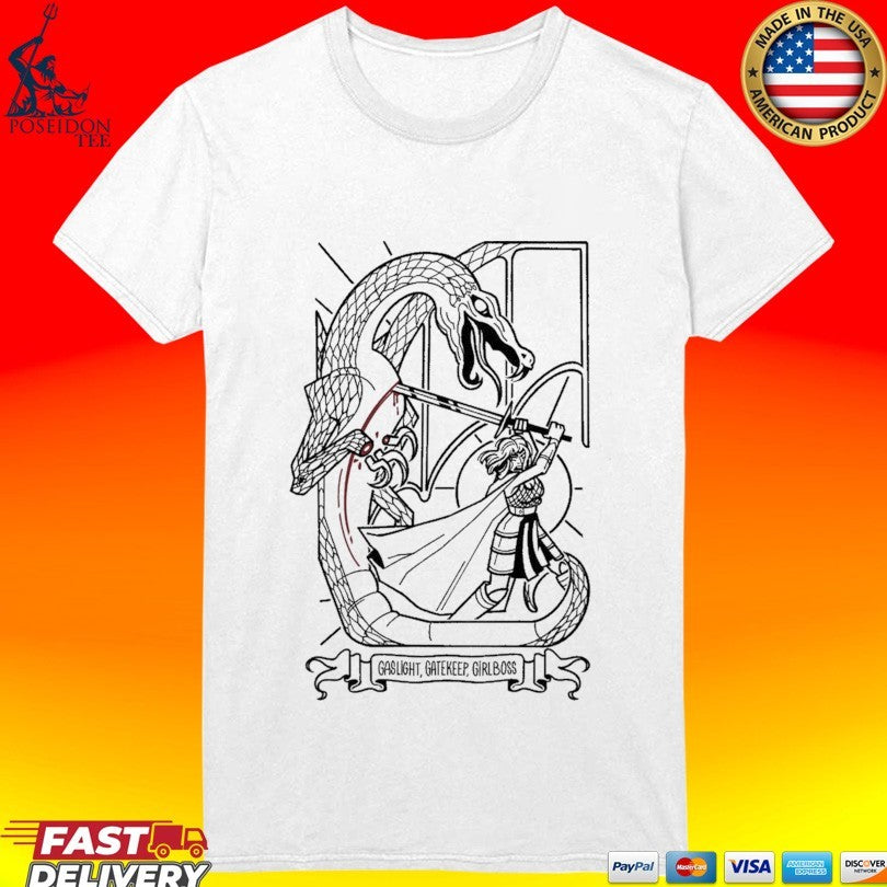 Gaslight Gatekeep Girlboss Lucia Sancho T-shirt