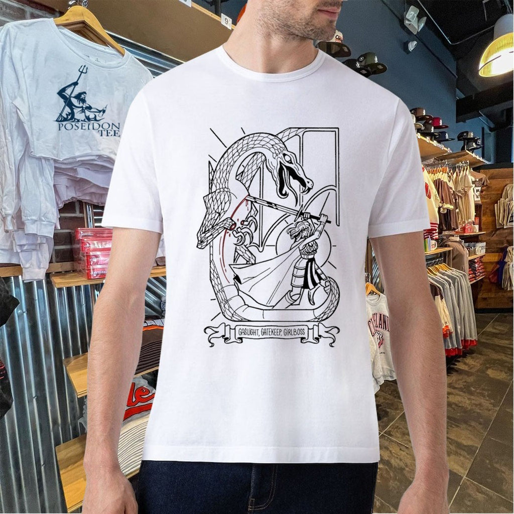 Gaslight Gatekeep Girlboss Lucia Sancho T-shirt