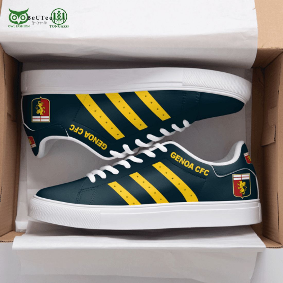Genoa C F C 3D Over Printed Stan Smith Shoes