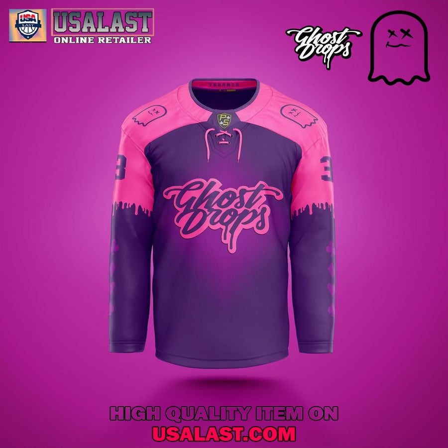 Ghost Drops King Sherb Canabis Hockey Jersey