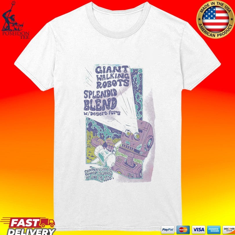 Giant Walking Robots Denver Cervantes’ Other Side 06 13 2026 T-shirt