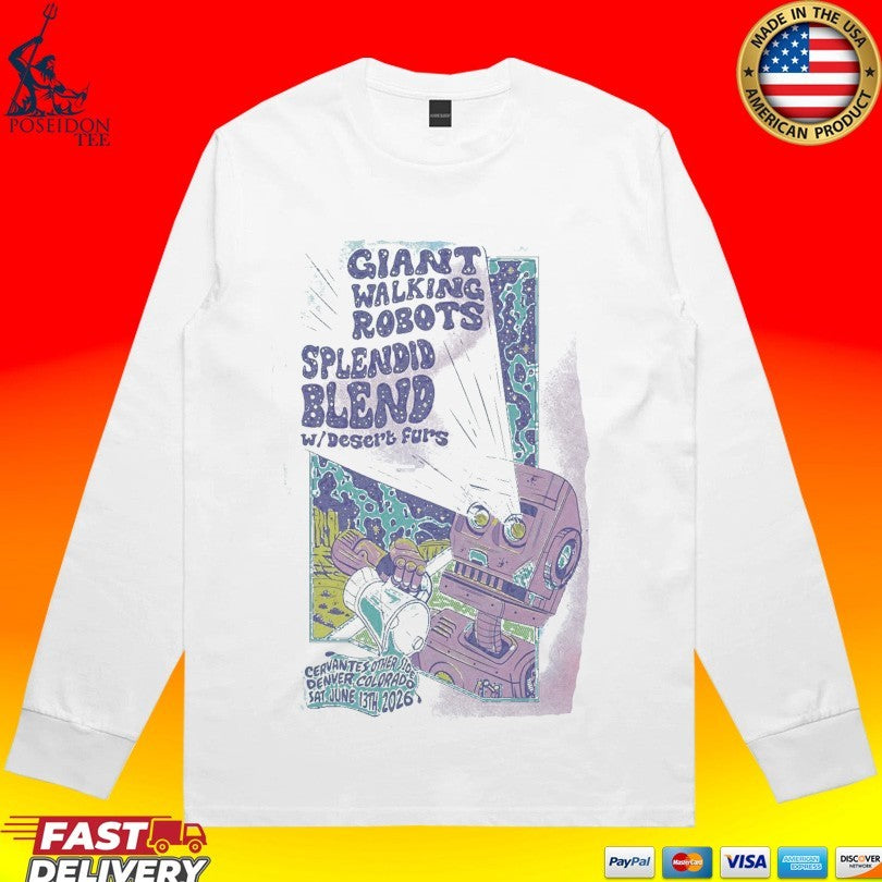 Giant Walking Robots Denver Cervantes’ Other Side 06 13 2026 T-shirt