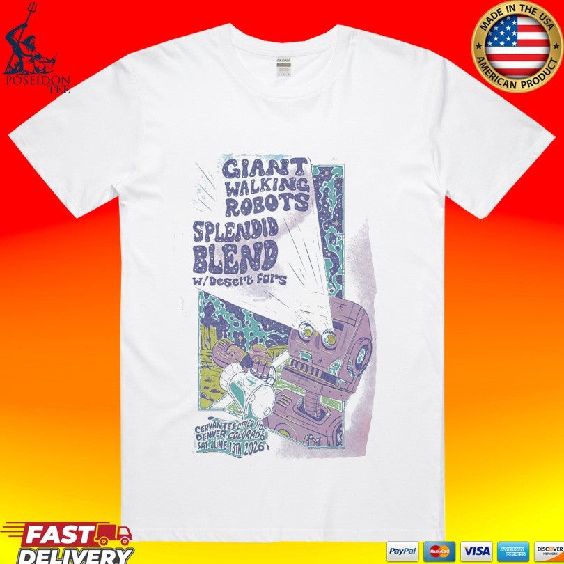 Giant Walking Robots Denver Cervantes’ Other Side 06 13 2026 T-shirt