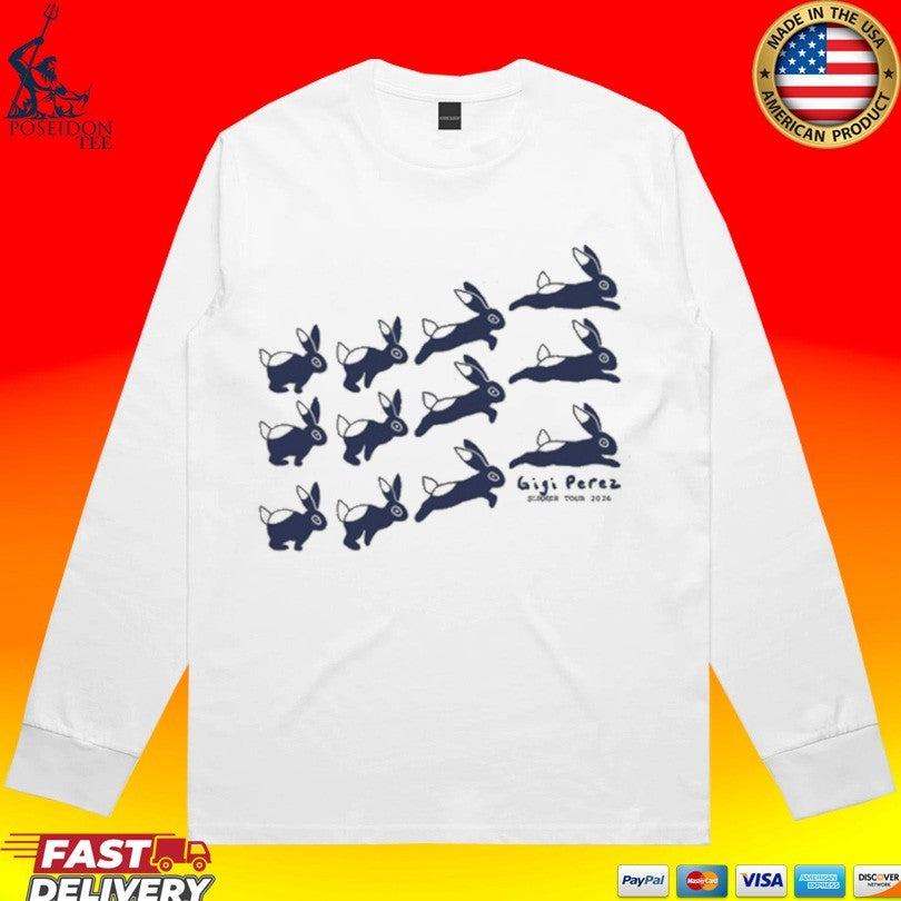 Gigi Perez Bunnies Summer Tour 2026 T-shirt