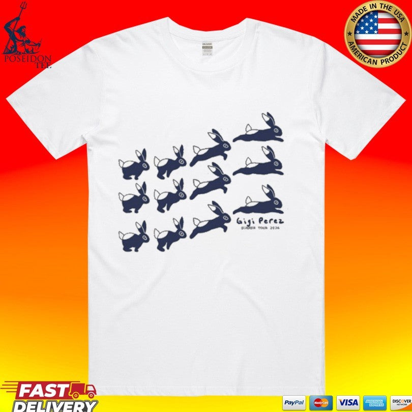 Gigi Perez Bunnies Summer Tour 2026 T-shirt
