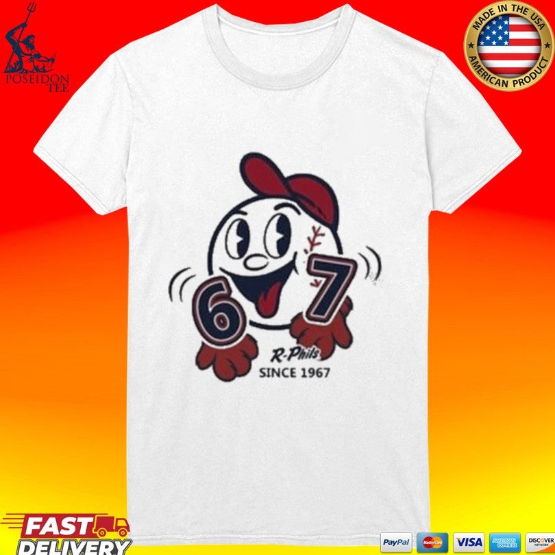 Giveaway Reading Fightin Phils R Phils 6 7 T-shirt