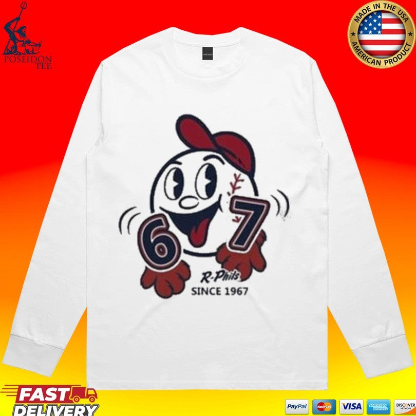 Giveaway Reading Fightin Phils R Phils 6 7 T-shirt