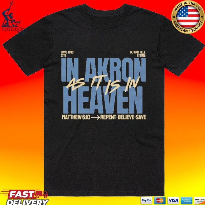 Go And Tell Attire Revival Akron T-shirt