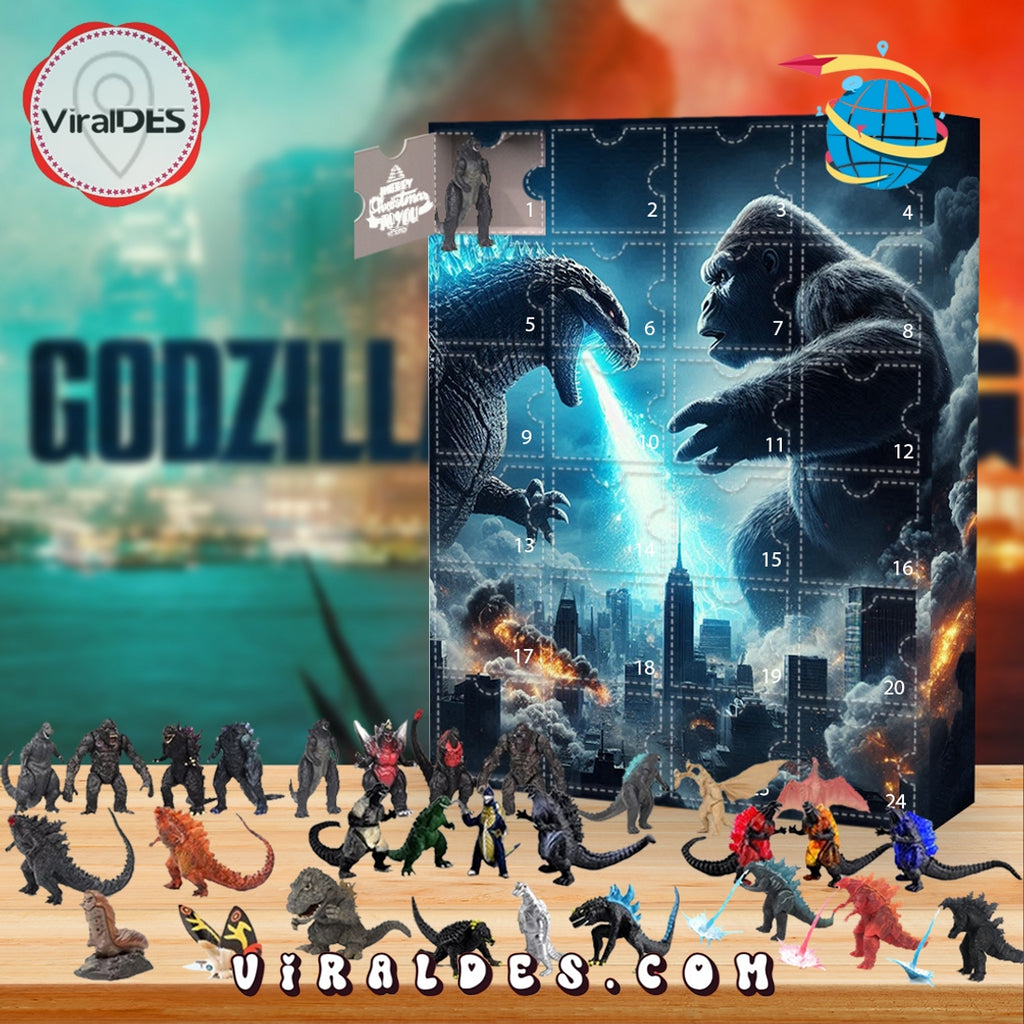Godzilla vs. Kong Advent Calendar, 24 Gifts Are In It