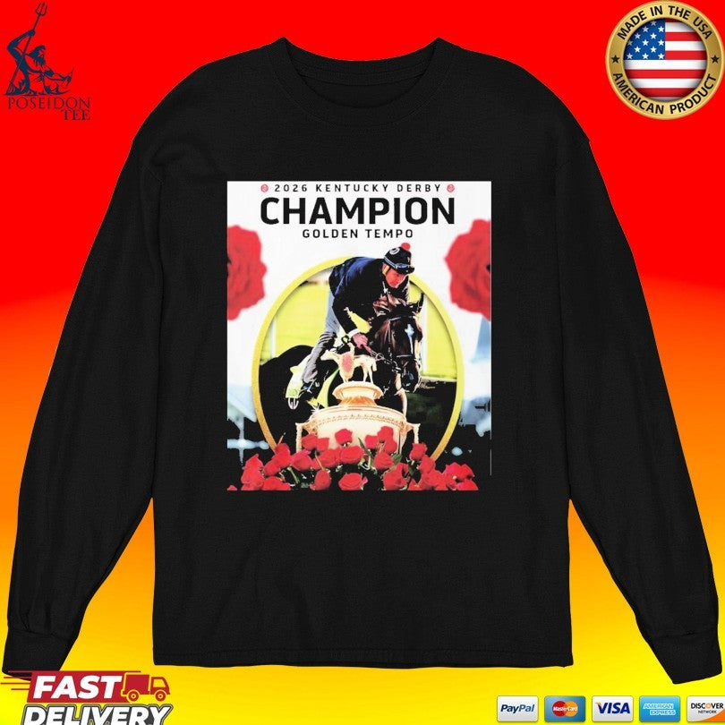 Golden Tempo Kentucky Derby Champion 2026 T-shirt