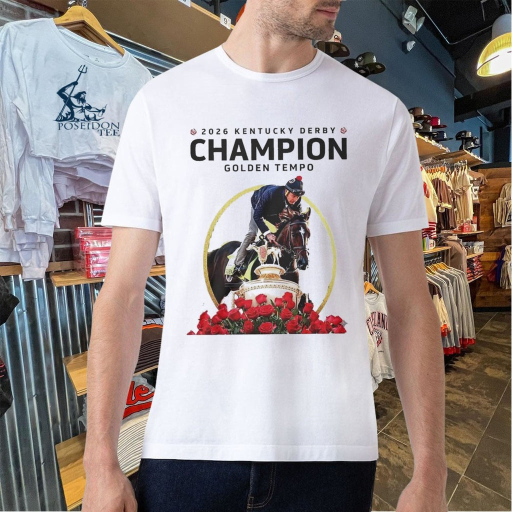 Golden Tempo Kentucky Derby Champion 2026 Run For Roses T-shirt