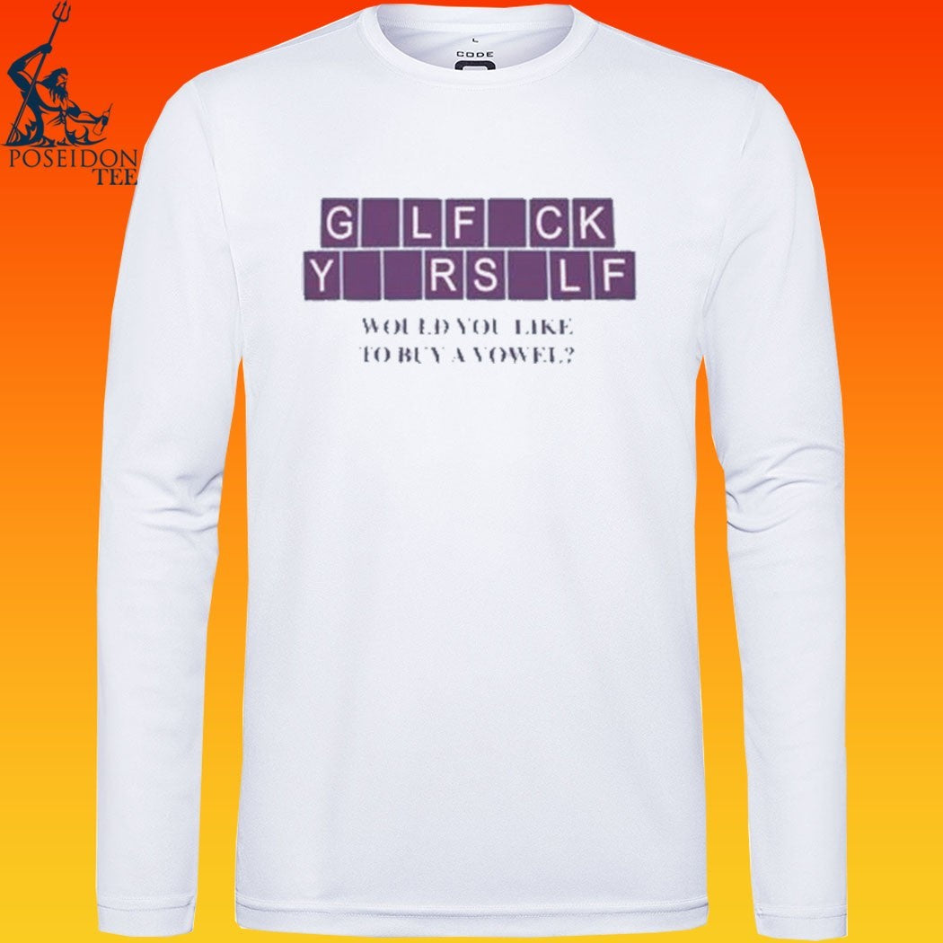 Golf Wang Would You Like To Buy A Vowel T-shirt