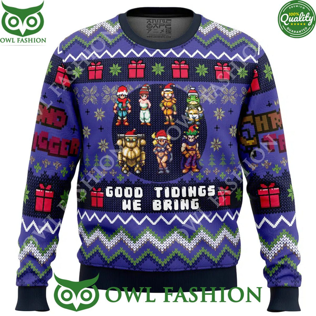 Good Tidings we Bring Chrono Trigger Ugly Christmas Sweater Jumper