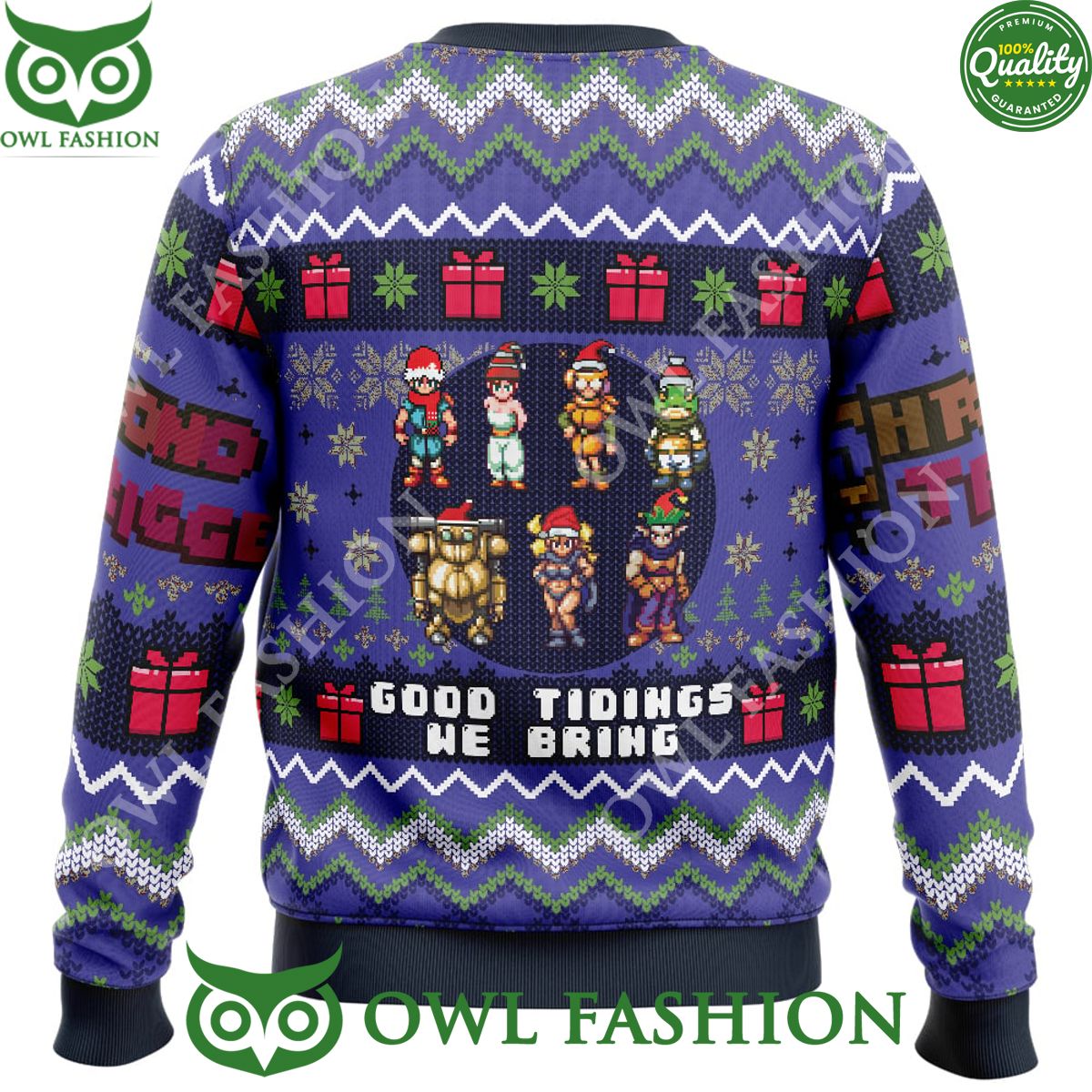 Good Tidings we Bring Chrono Trigger Ugly Christmas Sweater Jumper