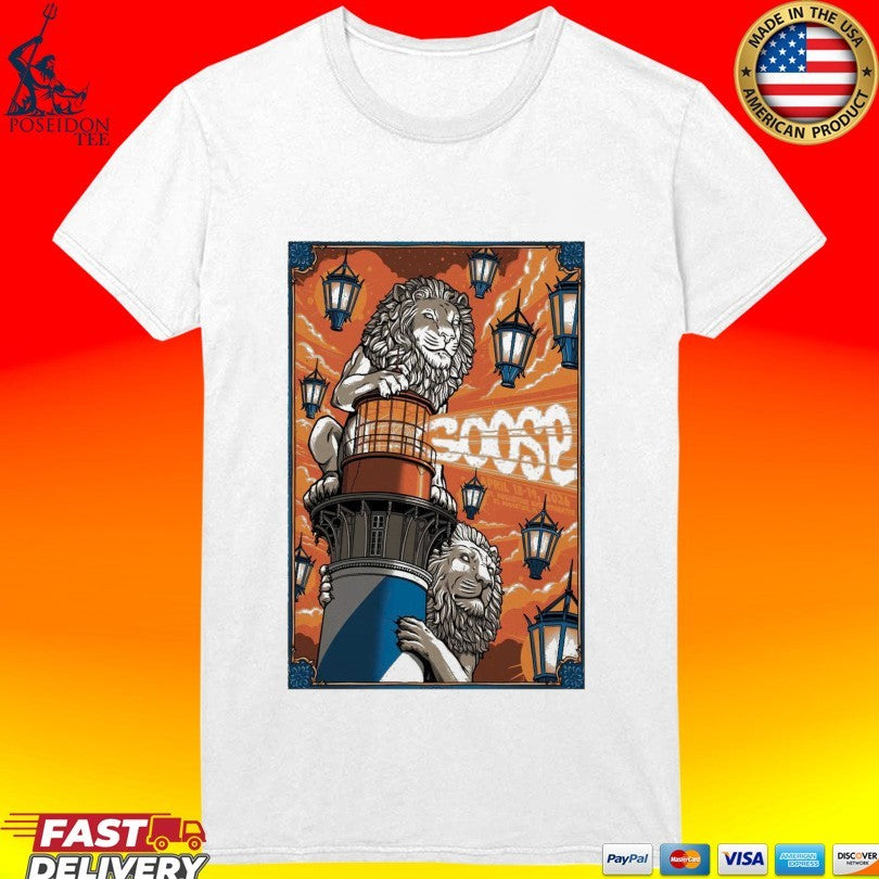 Goose April 18-19, 2026 St. Augustine Amphitheatre, St. Augustine, Fl T-shirt