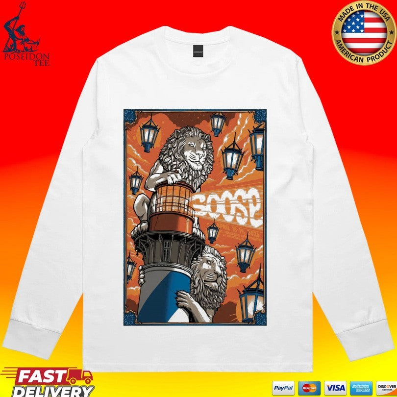 Goose April 18-19, 2026 St. Augustine Amphitheatre, St. Augustine, Fl T-shirt