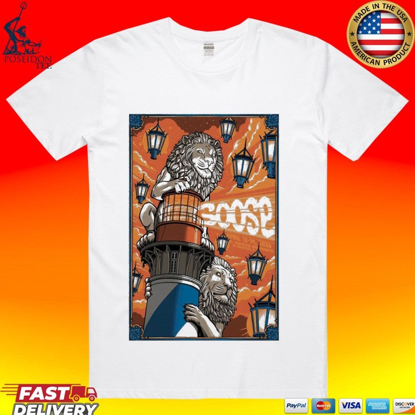 Goose April 18-19, 2026 St. Augustine Amphitheatre, St. Augustine, Fl T-shirt