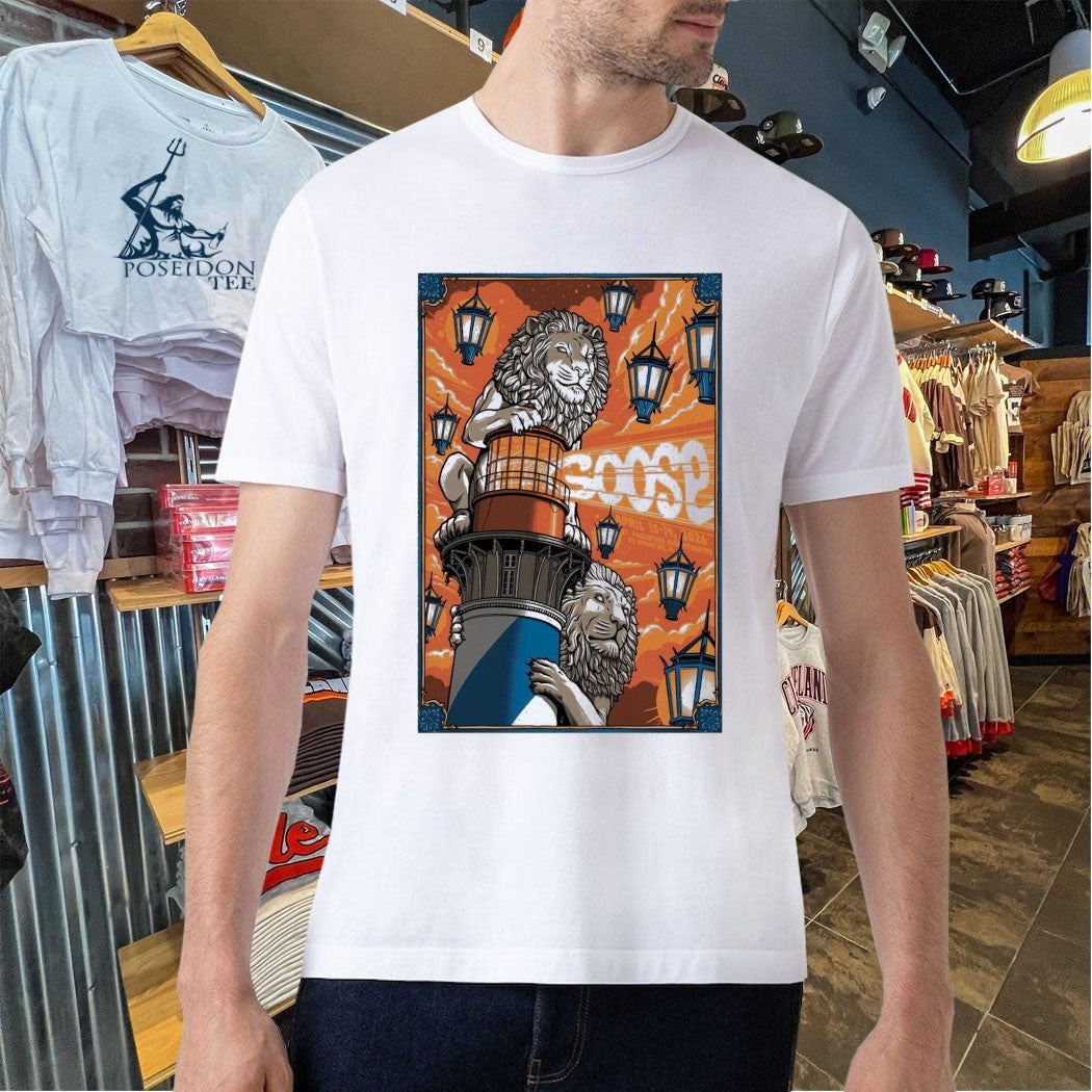 Goose April 18-19, 2026 St. Augustine Amphitheatre, St. Augustine, Fl T-shirt