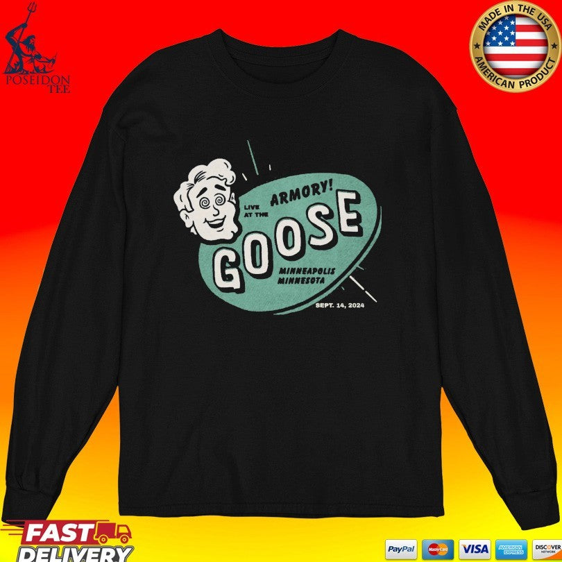 Goose Armory Minneapolis MN September 2024 Event T-shirt