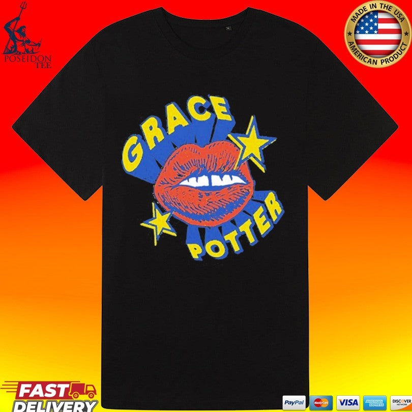 Grace Potter Lips Stars T-shirt