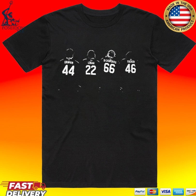 Graham Logan Di Laurentis Tucker Off Campus T-shirt