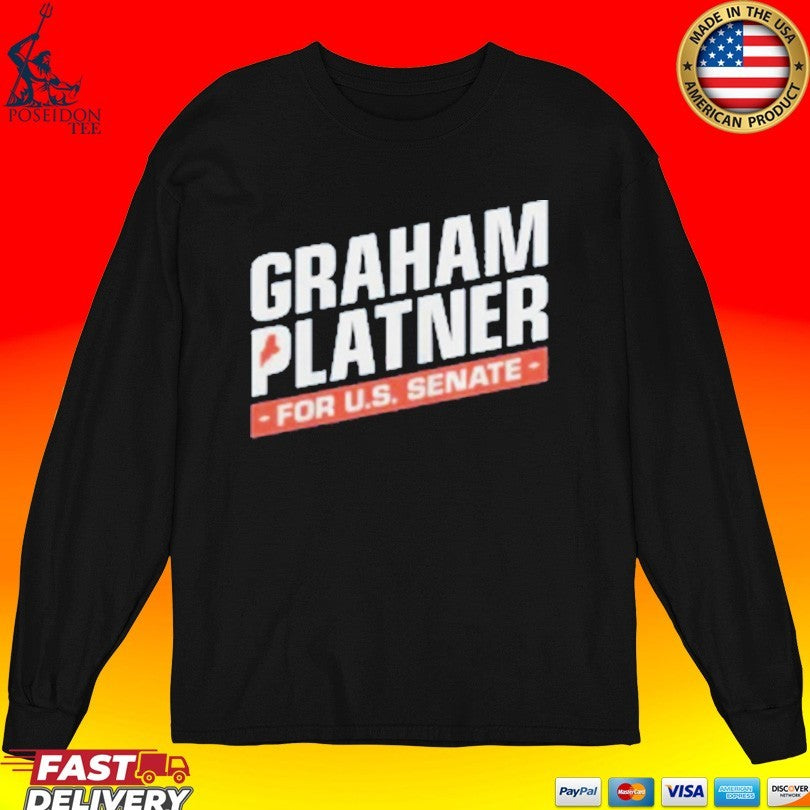 Graham Platner For Us Senate T-shirt