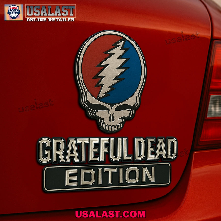 Grateful Dead Custom 3D Car Badge Sticker