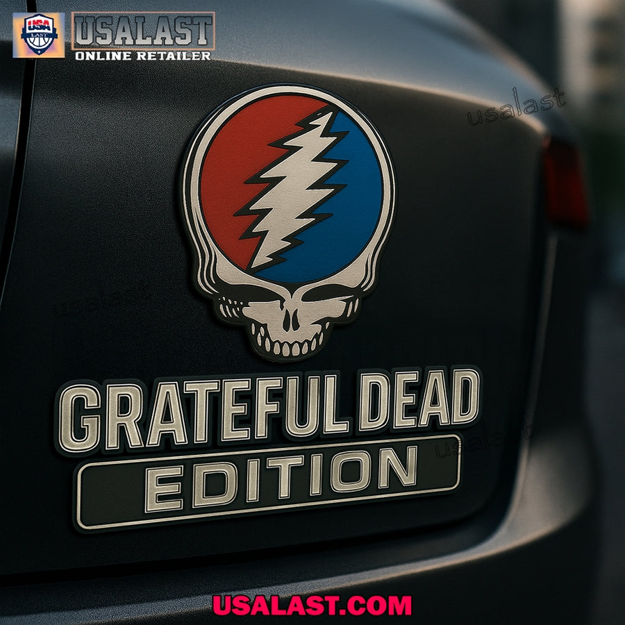 Grateful Dead Custom 3D Car Badge Sticker