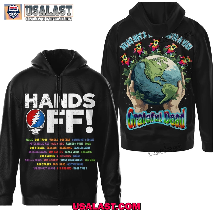 Grateful Dead Hands OFF Premium 3D Tee Shirt