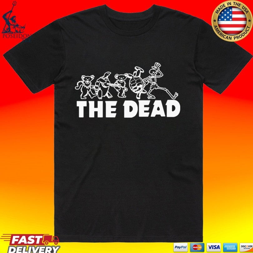 Grateful Dead The Dead Bear Turtle Skeleton T-shirt