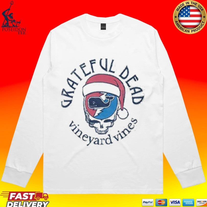 Grateful Dead Vineyard Vines Santa Hat Mascot T-shirt