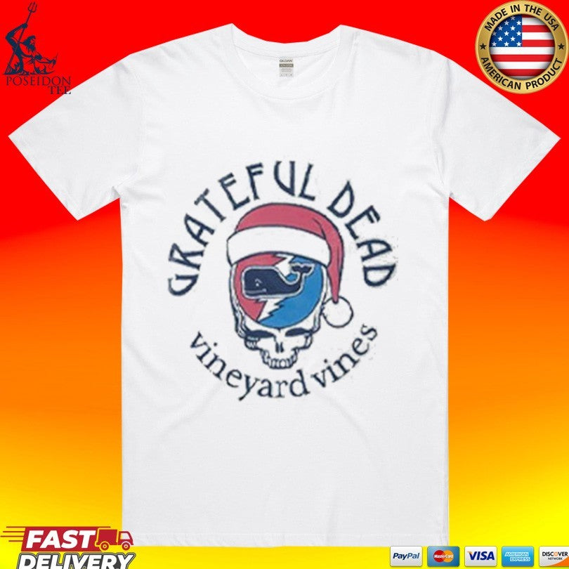 Grateful Dead Vineyard Vines Santa Hat Mascot T-shirt