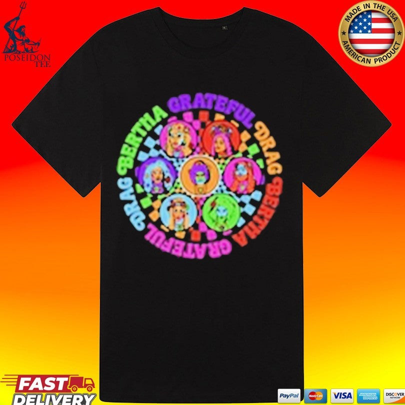 Grateful Drag Wheel Of Faces T-shirt