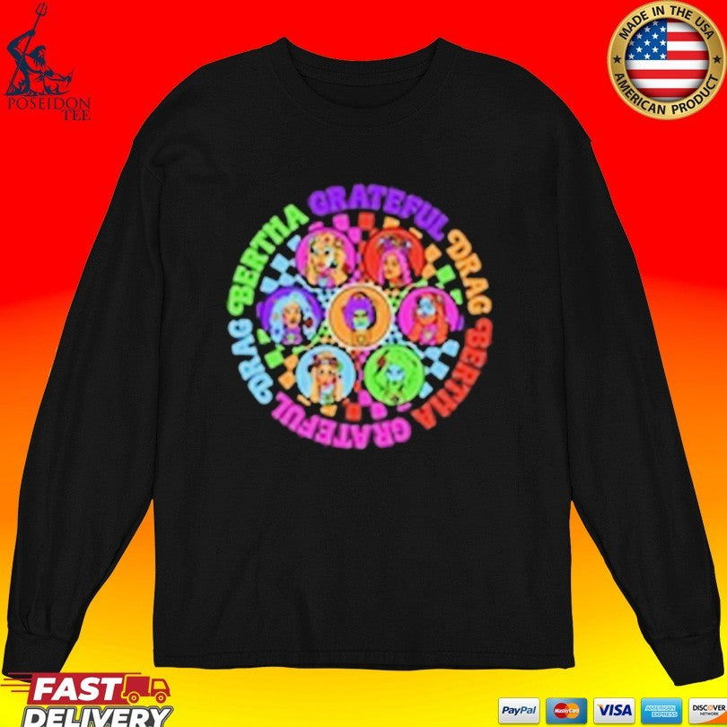 Grateful Drag Wheel Of Faces T-shirt