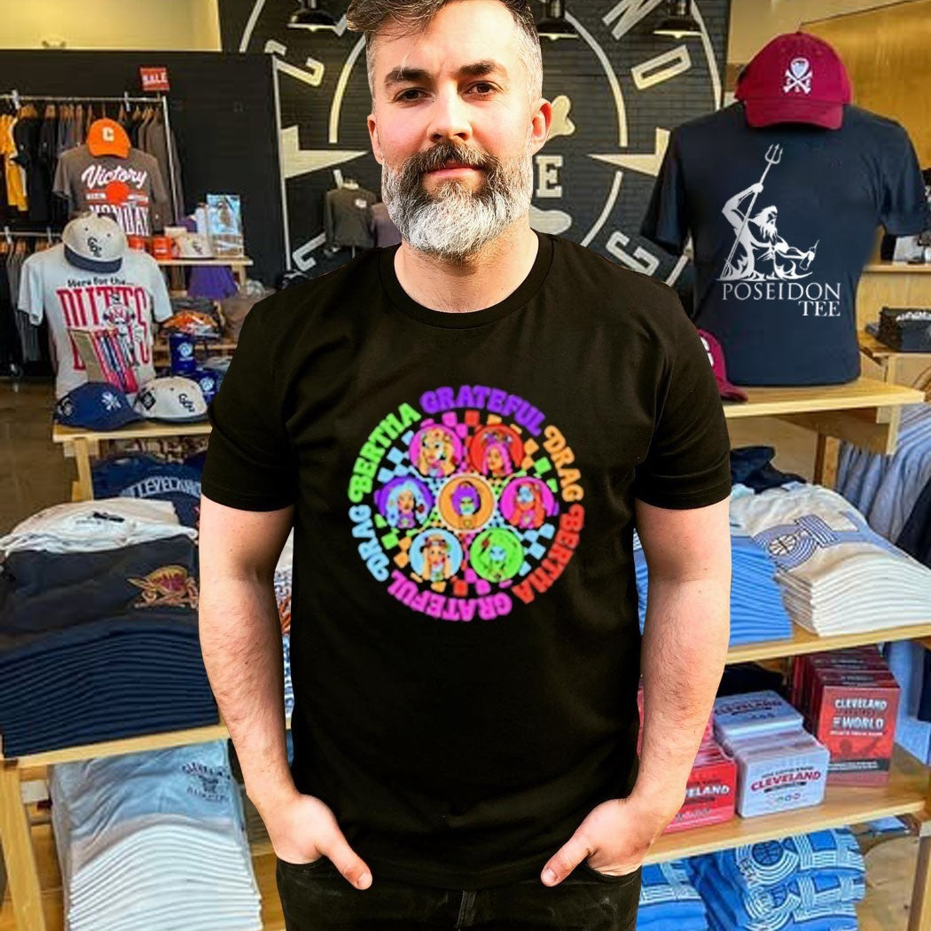 Grateful Drag Wheel Of Faces T-shirt