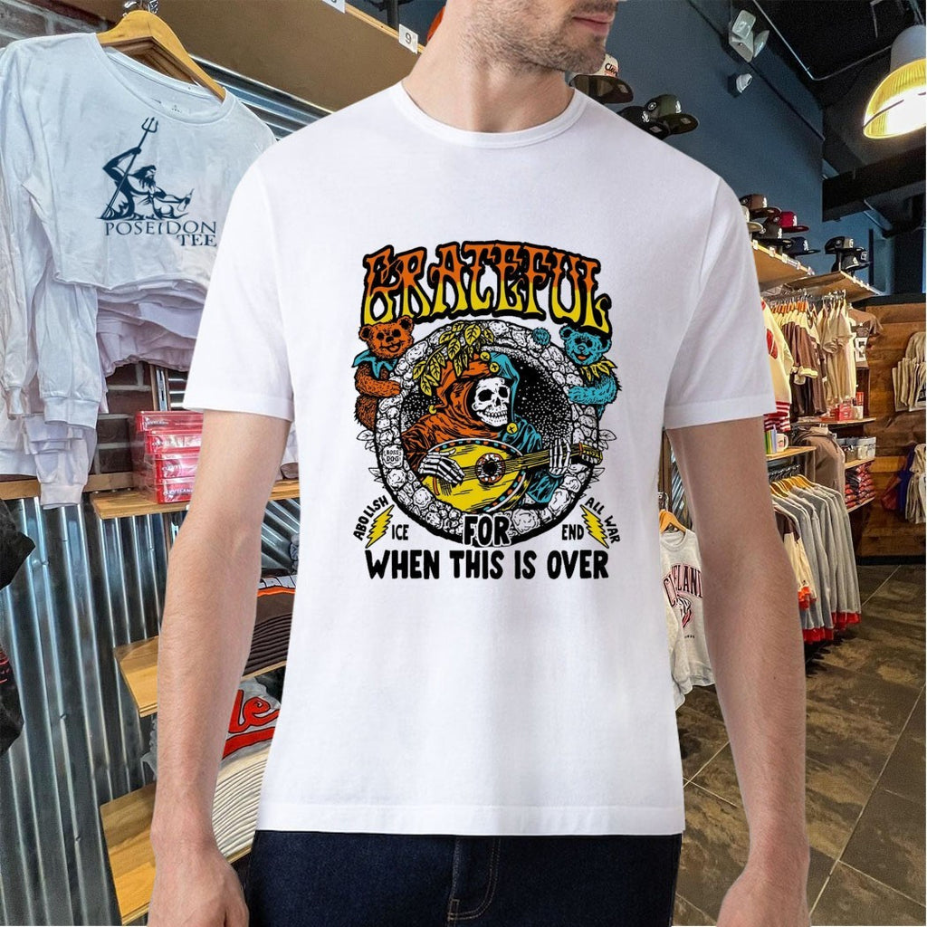 Grateful For When This Is Over Ivory T-shirt