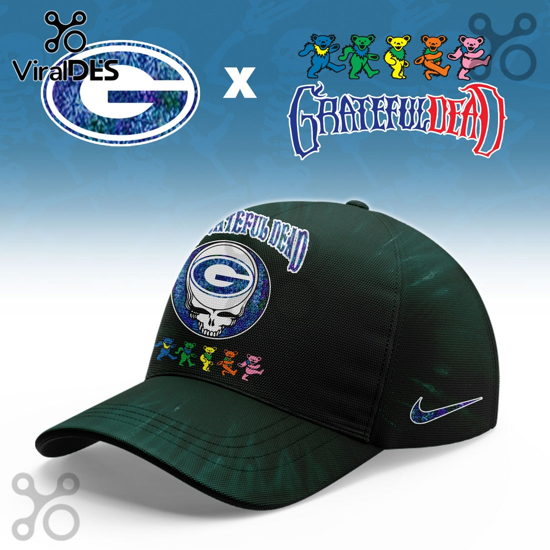 Green Bay Packers Grateful Dead Limited Hoodie 2025
