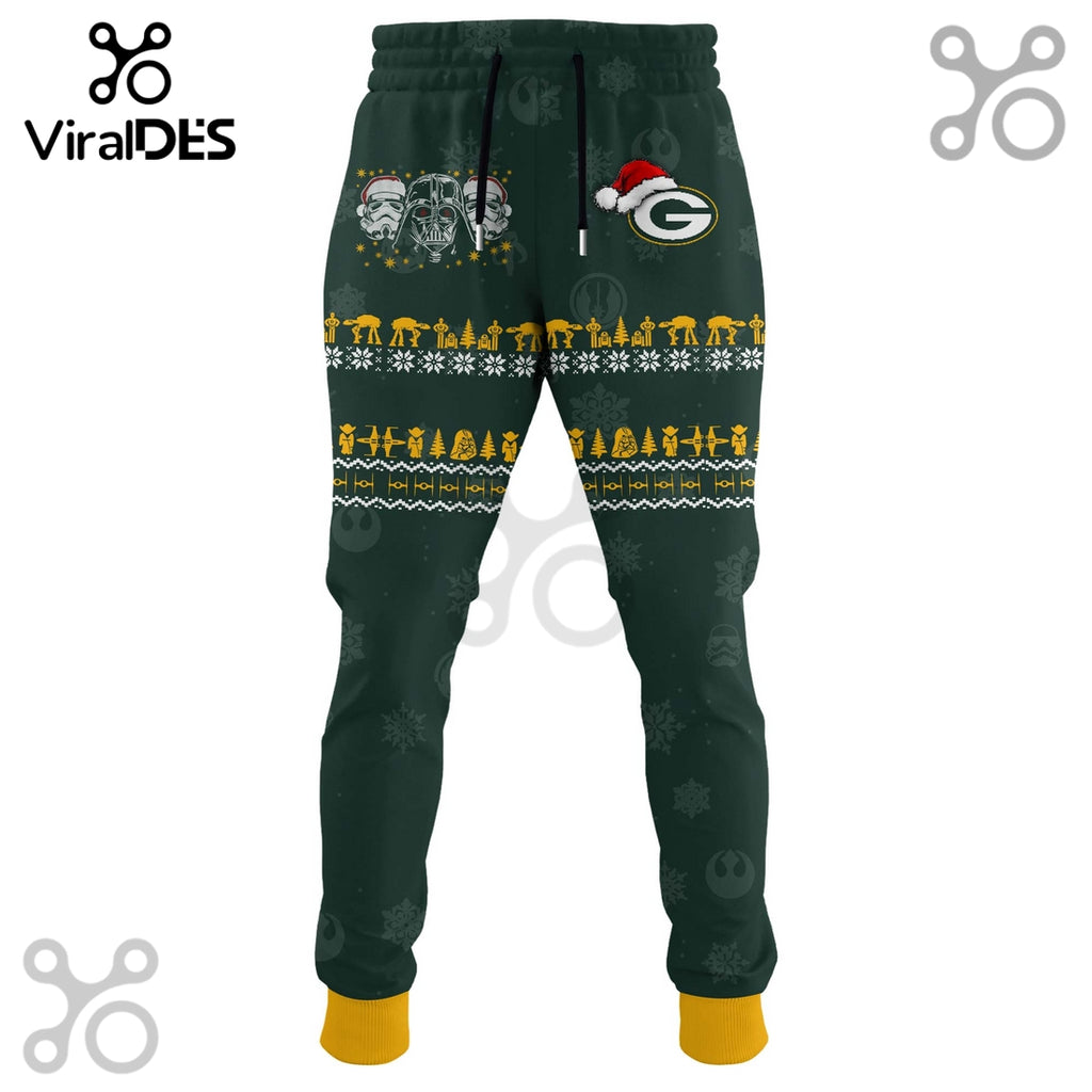 Green Bay Packers Merry Christmas The Force Edition Hoodie 2025