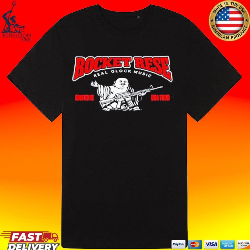Grimykids Rocket Rese Real Glock Music Buddah T-shirt