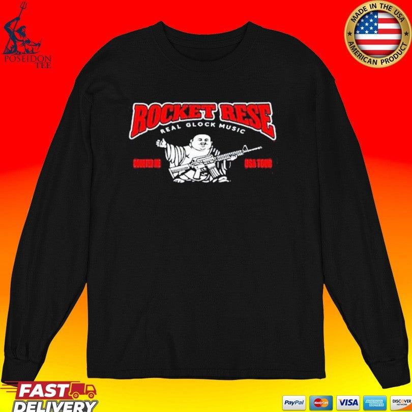 Grimykids Rocket Rese Real Glock Music Buddah T-shirt