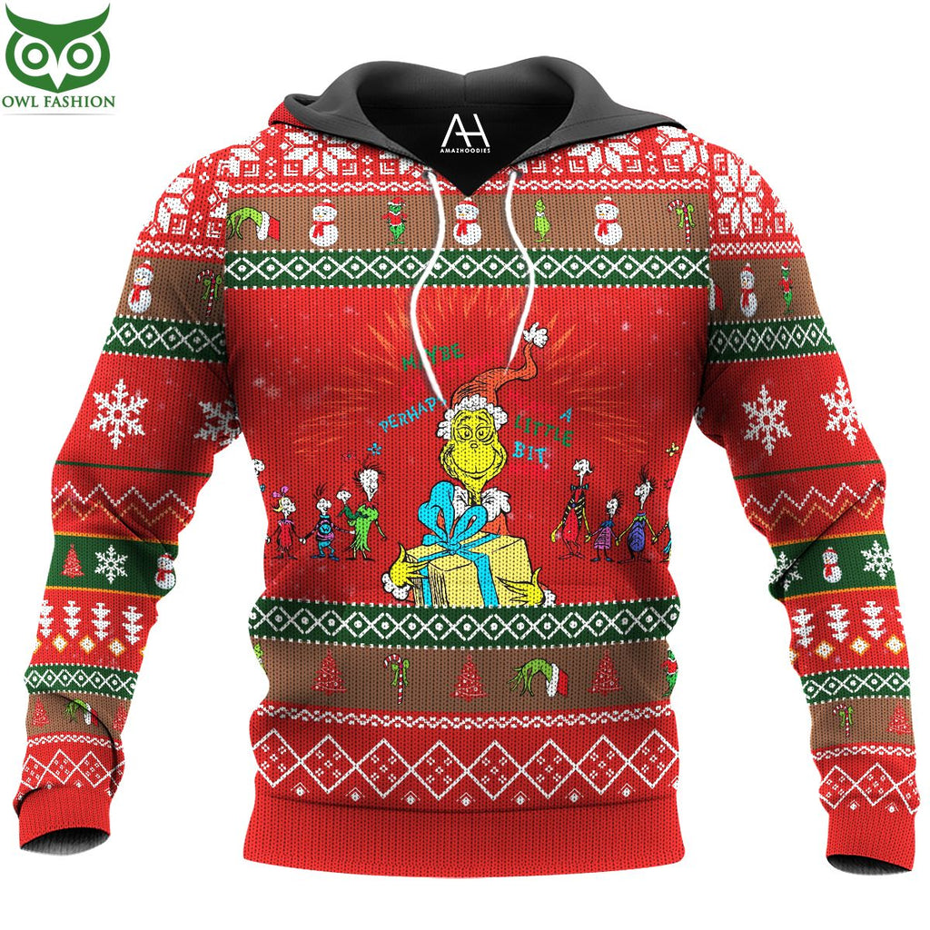 Grinch Ugly Sweater 3D AOP Ugly Sweater Jumper