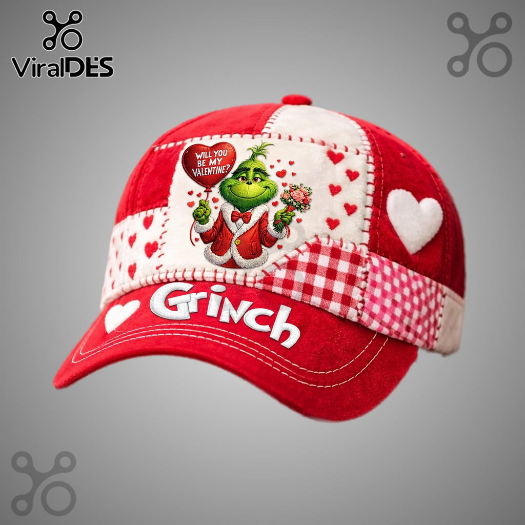 Grinch Valentine’s Day Classic Cap