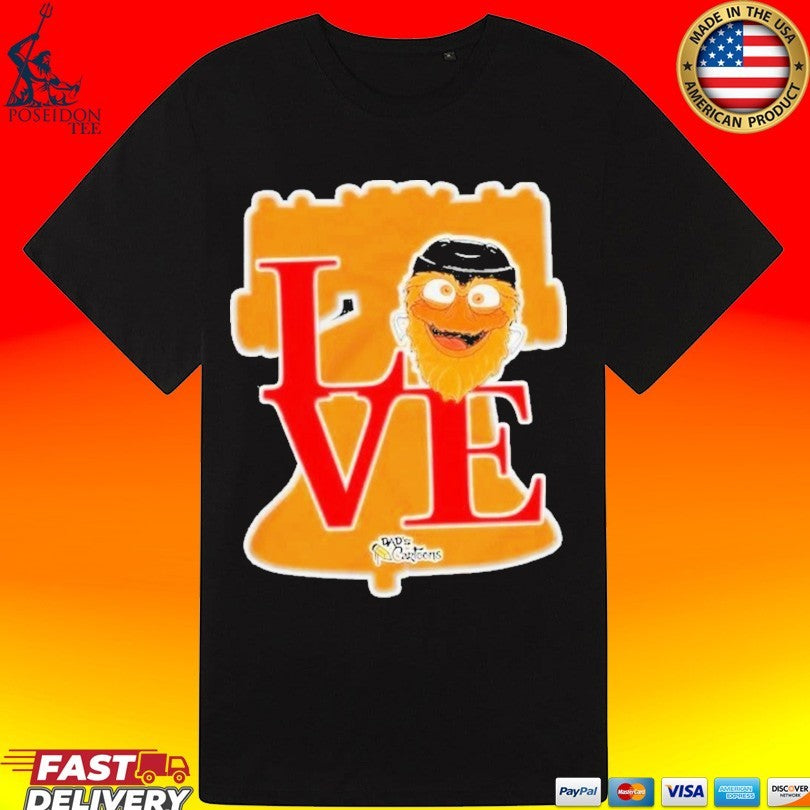 Gritty Love Philadelphia Flyers Hockey Mascot Nhl 2026 T-shirt