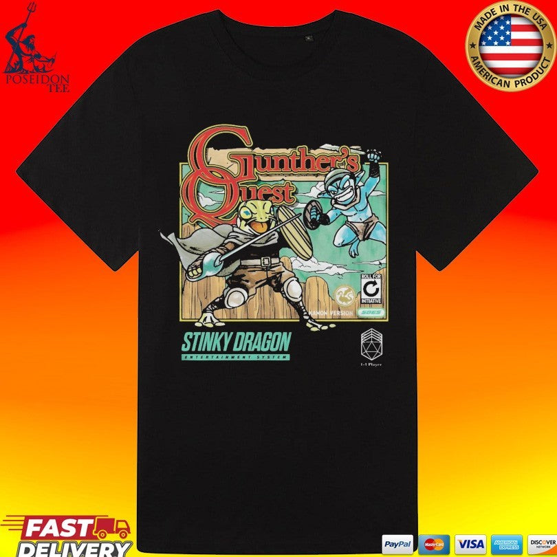 Gunther’s Quest Stinky Dragon T-shirt