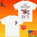 Guy Sebastian 100x Hibiscus Ecru T-shirt