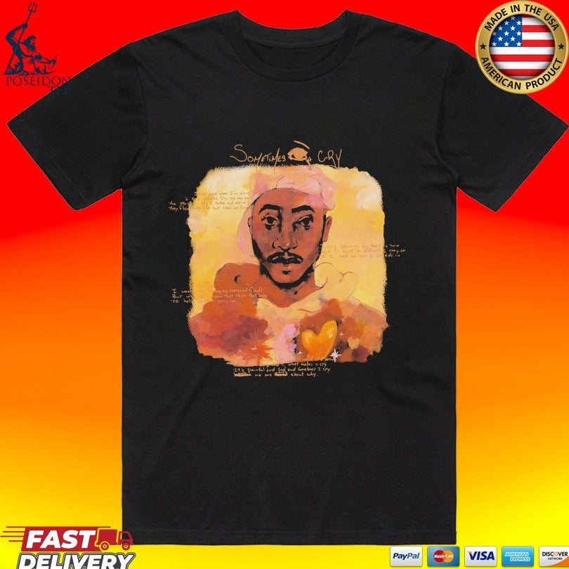2pac Sometimes Brown T-shirt