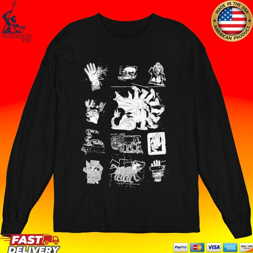 Goose Chain Yer Dragon Collage T-shirt