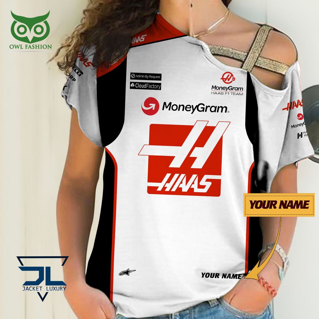 Haas F1 Team 3D Printed Shirt