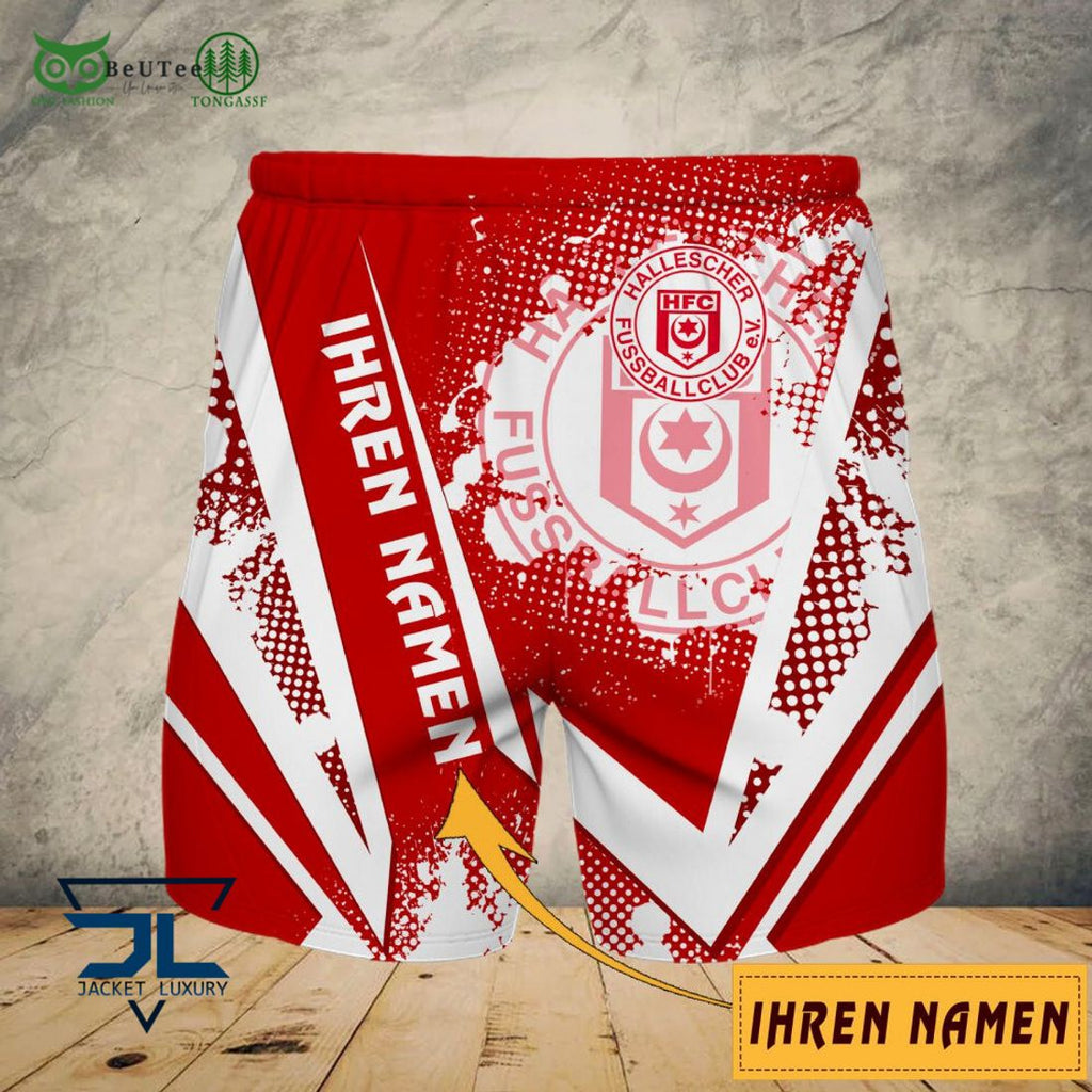 Hallescher FC Iheren Namen AOP 3D Shirt Full