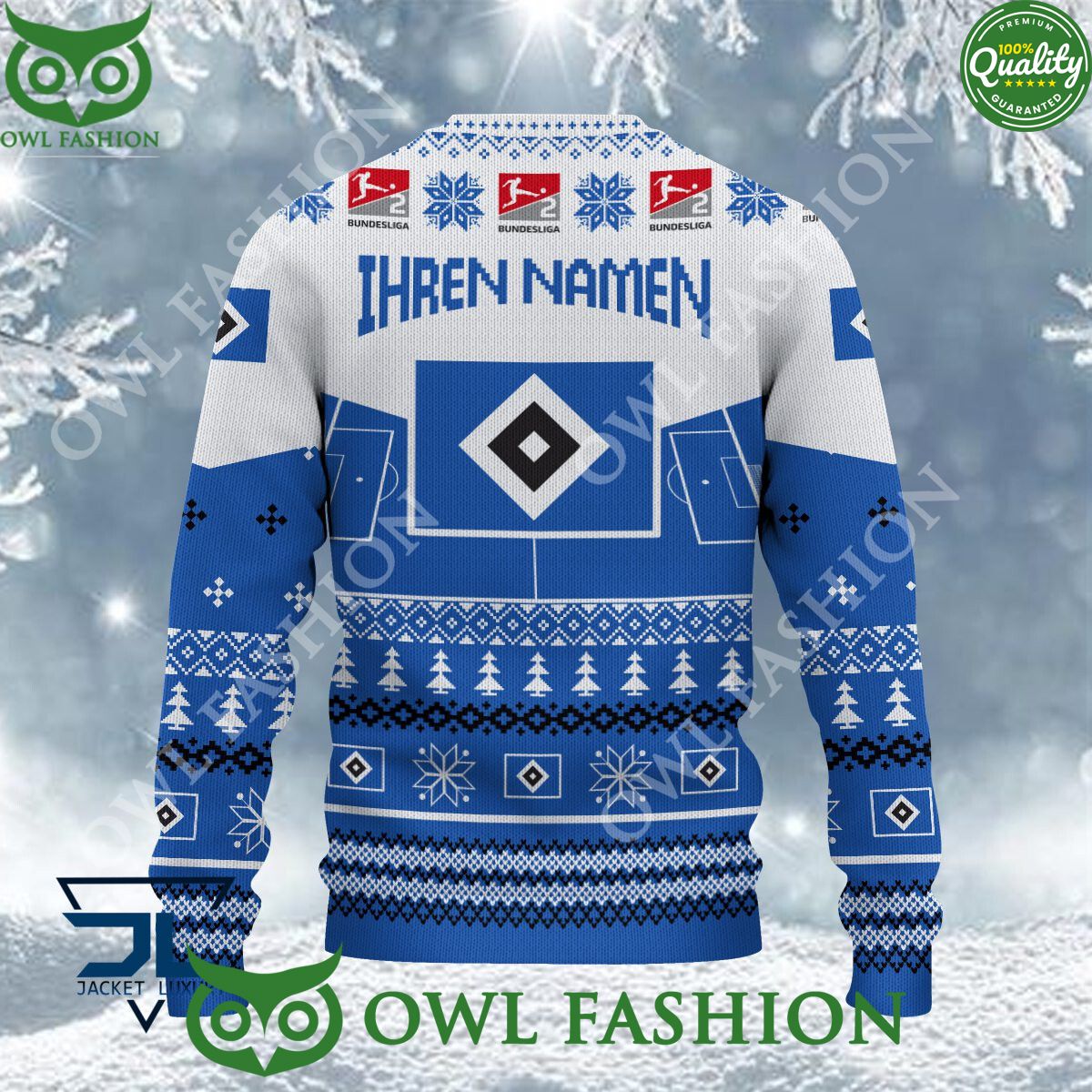 Hamburger SV Limited For Bundesliga Fans Ugly Sweater Jumper